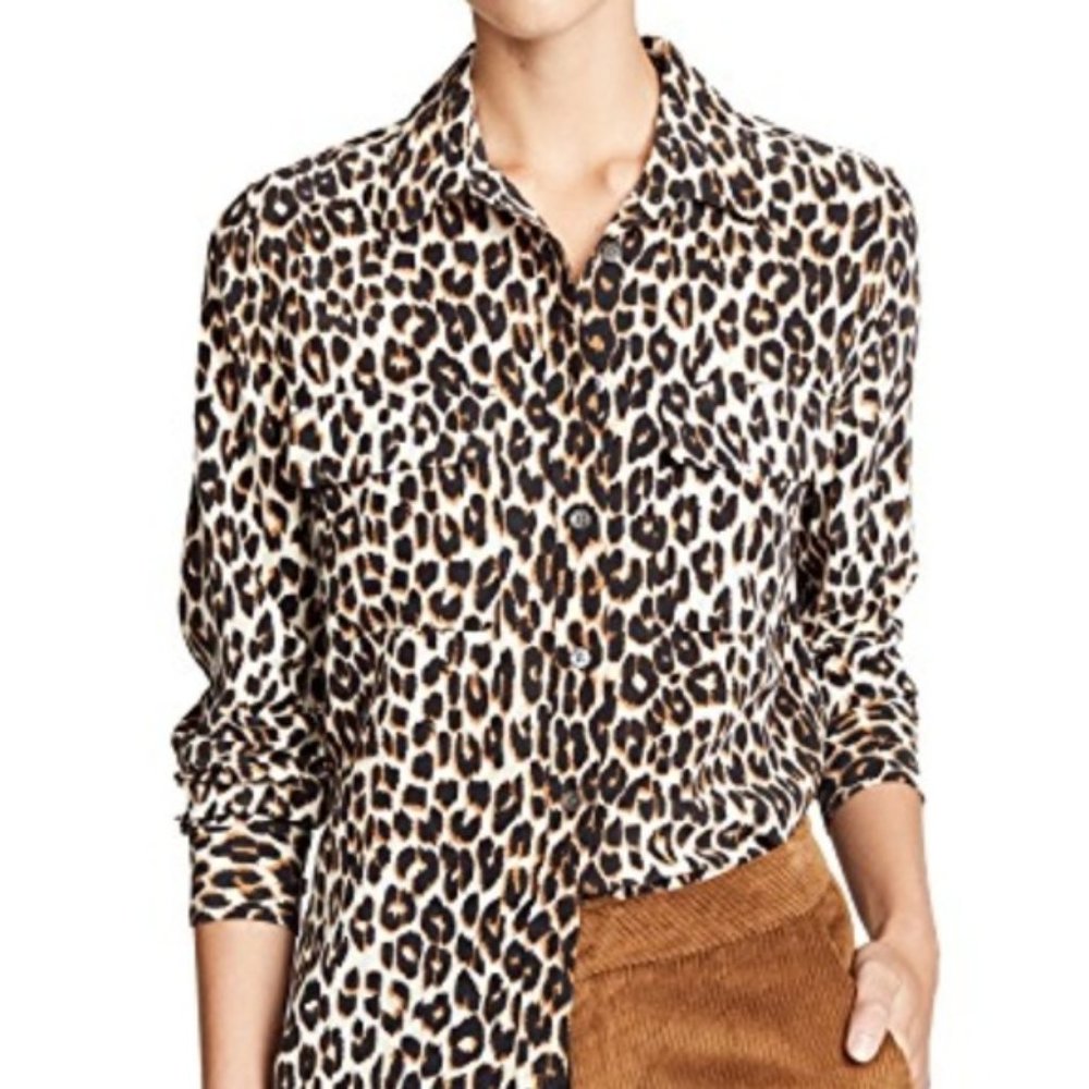 Equipment Slim Signature Blouse